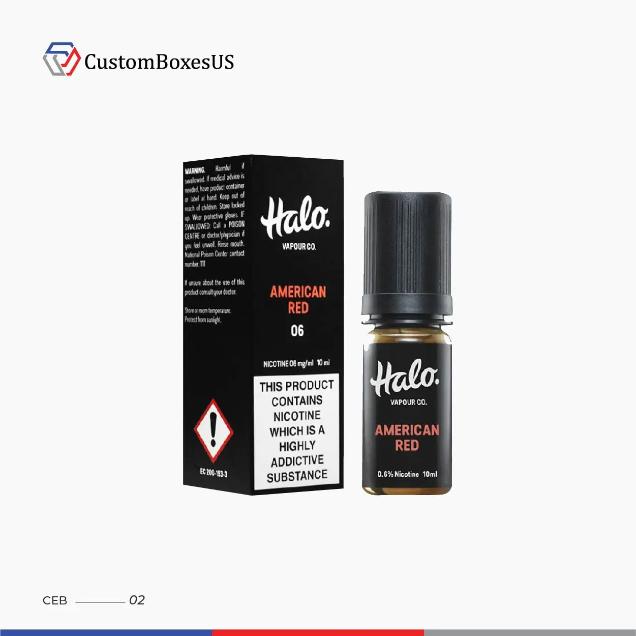 Custom E-Juice Packaging Boxes