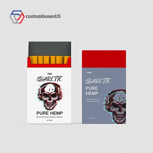 Custom Hemp Cigarette Packaging Boxes