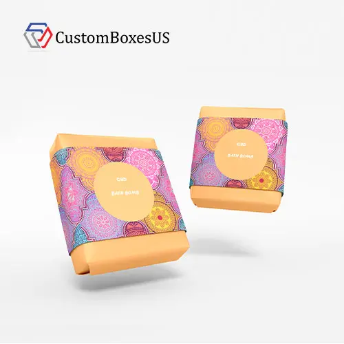 Custom Printed CBD Bath Bomb Boxes