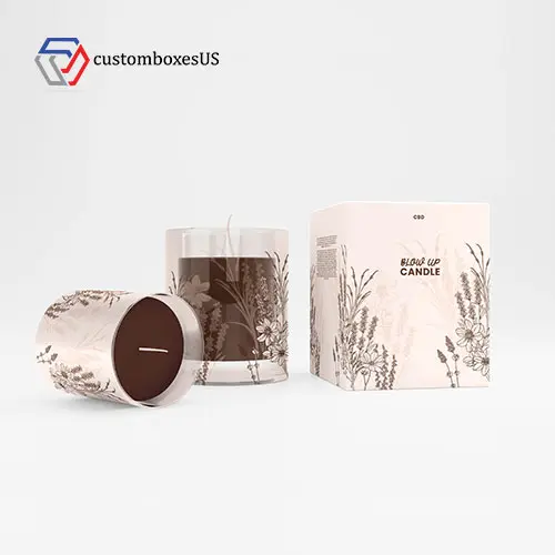 Custom Printed Candle Packaging Boxes