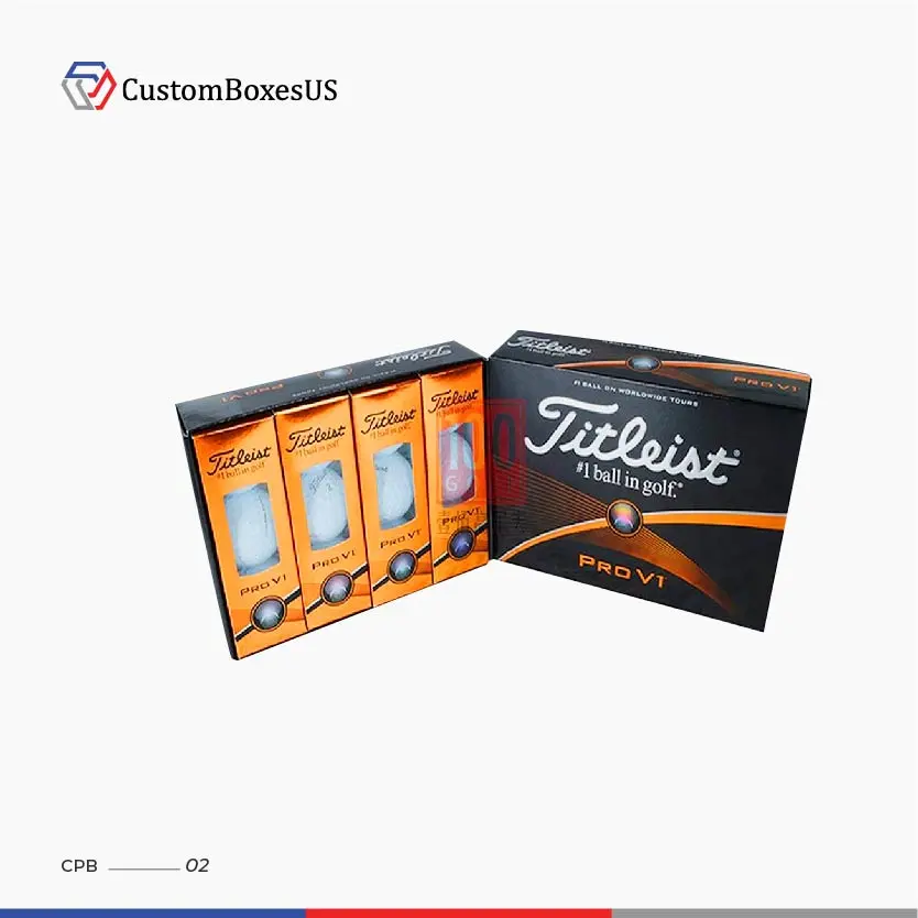 Custom Printed Golf Ball Packaging Boxes