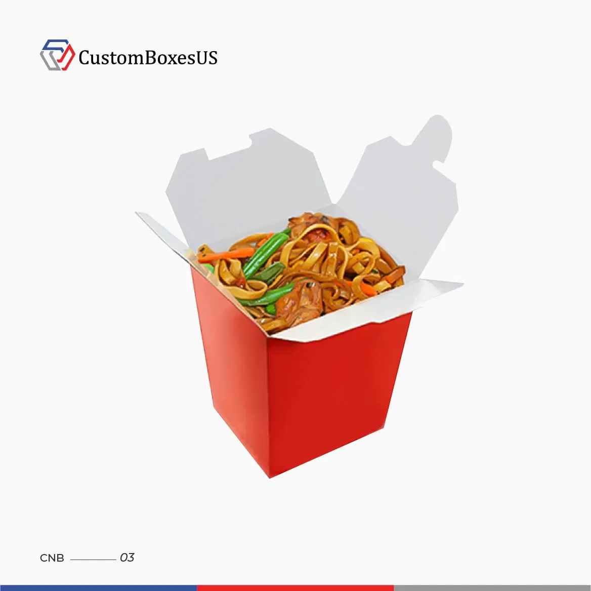 Custom Printed Noodle Boxes