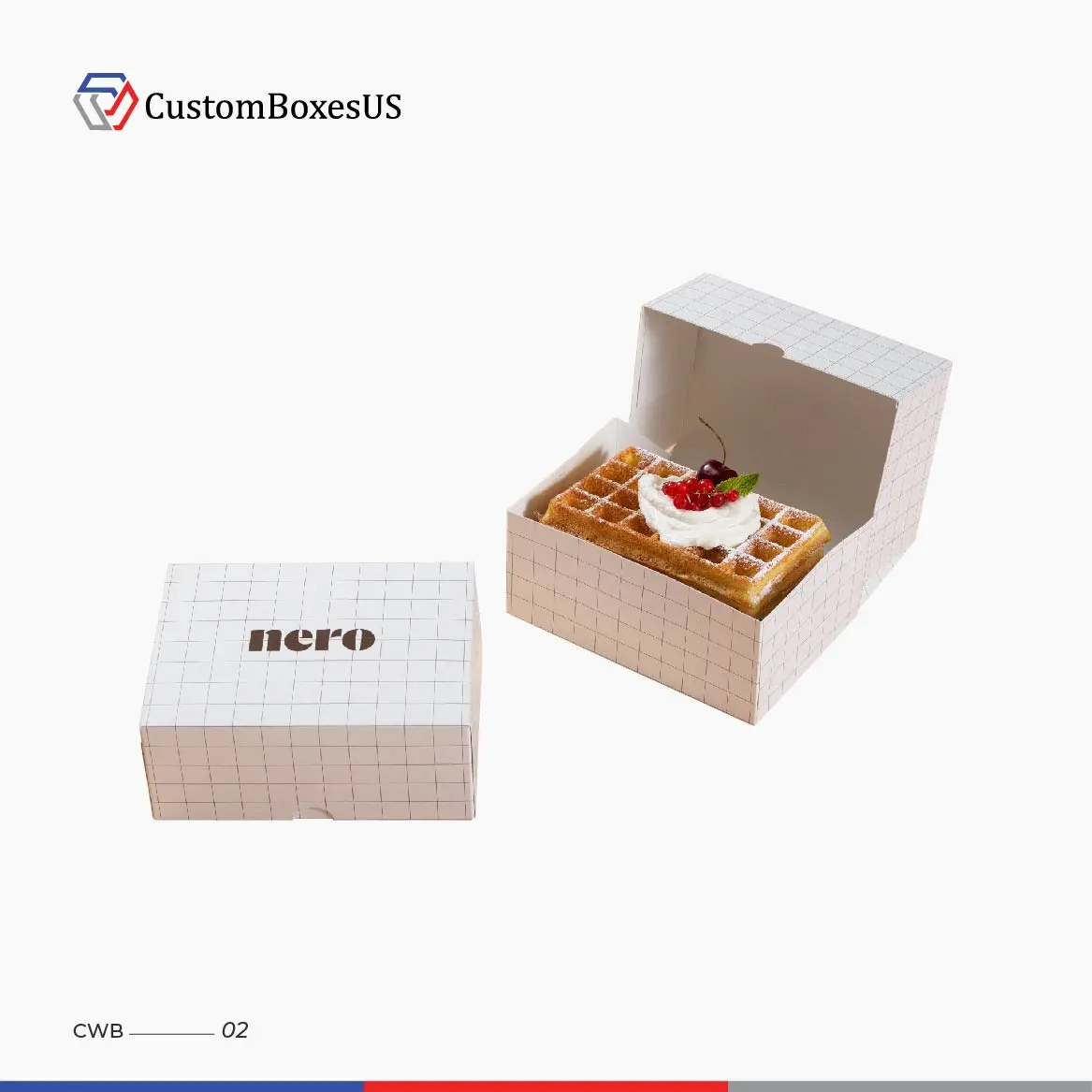 Custom Waffle Packaging Boxes