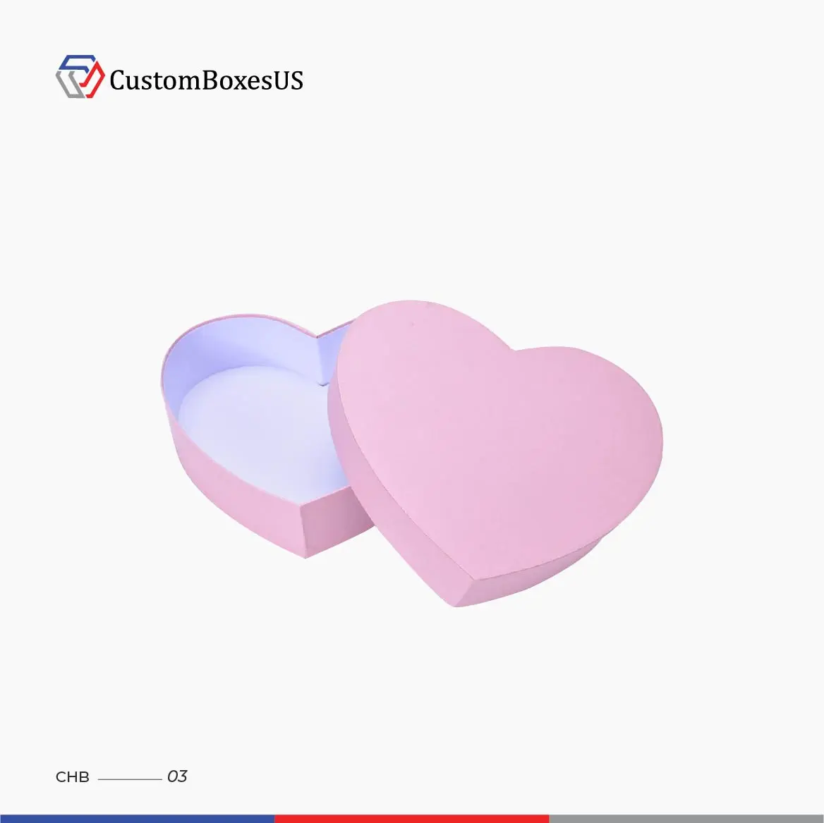 Heart shaped Printed  jewelry boxes