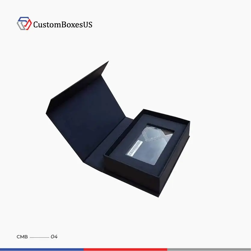 Magnetic Closure Rigid Packaging Boxes